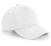 Beechfield Basecap Authentic 5-Panel Weiß Einheitsgröße