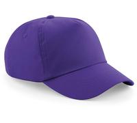 Beechfield B010.PUR 5-Panel Mütze, Schwarz Einheitsgröße