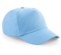 CB10 Beechfield Kappe Original 5-Panel-Kappe Sky Blue One Size