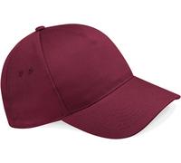 Beechfield Kappe CB15 Ultimate 5-Panel-Mütze Burgund Einheitsgröße