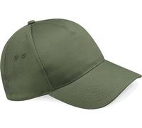 Beechfield Kappe Ultimate 5 Panel Cap Unisex für Erwachsene Olivgrün