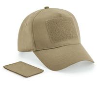 Beechfield 5-Panel-Kappe mit abnehmbarem Aufnäher Baumwolle Desert Sand One Size