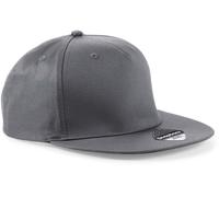 Beechfield - 5 Panel Snapback Rapper Cap - Farbe - Graphite Grey - Größe - One Size