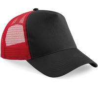 Beechfield Kappe CB640 Trucker Snapback Schwarz Einheitsgröße