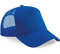 Beechfield Trucker Snapback Kappe B640 – 5-Panel Netz Unisex – Königsblau Einheitsgröße