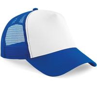 Beechfield Unisex 5-Panel Trucker Kappe Netz Cap B640 bright royal/white one size