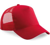CB640 Beechfield Snapback Trucker Classic Red One Size