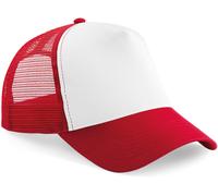 CB640 Beechfield Snapback Trucker Classic Red One Size