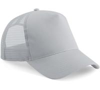 CB640 Beechfield Kappe mit Snapbackverschluss Fernfahrerkappe Light Grey One Size