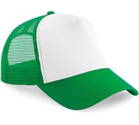 Beechfield Snapback Trucker Einheitsgröße grün/weiß
