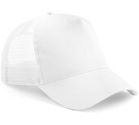 Beechfield Kappe CB640 Snapback Trucker Unisex Weiß Einheitsgröße