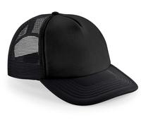 Beechfield Trucker Cap CB645 Vintage Snapback Schwarz One Size