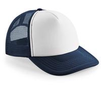 CB645 Beechfield Vintage Snapback Trucker French Navy One Size