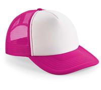 CB645 Beechfield Vintage Snapback Trucker Fuchsia One Size
