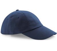 CB58 Beechfield Drill-Kappe aus schwerer Baumwolle mit flachem Profil French Navy One Size