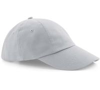 CB58 Beechfield Low Profile Heavy Cotton Drill Cap Light Grey One Size