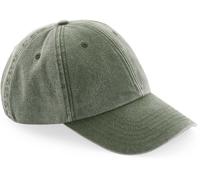 Low Profile Vintage Cap / 6-Panel-Design - Farbe: Vintage Olive - Größe: One Size