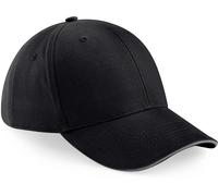 CB20 Beechfield Kappe Athleisure 6-Panel-Kappe Black One Size