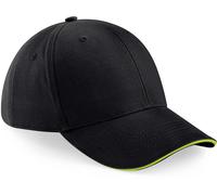 CB20 Beechfield Kappe Athleisure 6-Panel-Kappe Black One Size