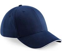 BEECHFIELD ATHLEISURE 6 PANEL CAP FRENCH NAVY/WHITE