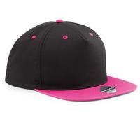 CB610c Beechfield Kappe 5-Panel Kontrast mit Snapbackverschluss Black One Size