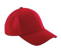 Beechfield Unisex Authentic 6 Panel Baseball Kappe (Rot) Einheitsgröße