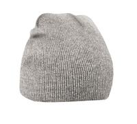 Beechfield Unisex B044. HEA schlupfslip Beanie, grau, Einheitsgröße