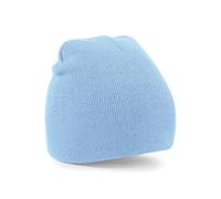 Beechfield Unisex B044. Sky schlupfslip Beanie, himmelblau, Einheitsgröße