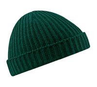 Beechfield Unisex Retro Trawler Winter Beanie Mütze Baseballkappe, Grün (Flasche grün 000), One Size