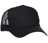 Beechfield Unisex B640.BLK Snapback Basecap, schwarz, Einheitsgröße