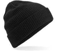 Beechfield Strickmütze CB50 Bio-Baumwolle Schwarz Einheitsgröße