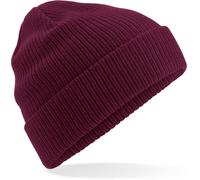 Beechfield Beanie B50N Bio-Baumwolle Burgundy