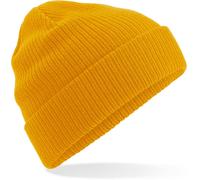 Beechfield Beanie Bio-Baumwolle – Senfgelb