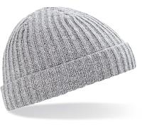 Beechfield Unisex Fischermütze Beanie B460 heather grey one size