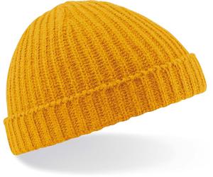 Beechfield Unisex Fischermütze Beanie B460 mustard one size