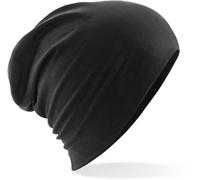 Beechfield Mütze Hemsedal CB368 – leichte Baumwolle – Schwarz – One Size