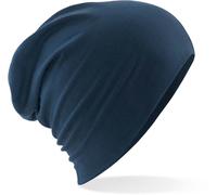 Beechfield Unisex Hemsedal Cotton Slouch Beanie B368 french navy one size
