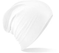 CB368 Beechfield Leichte Mütze Hemsedal aus Baumwolle White One Size