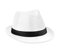 Beechfield - Borsalino, B630.WHI-BLK.3LX, Mehrfarbig, B630.WHI-BLK.3LX L/XL