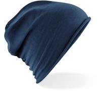 Beechfield Jersey Beanie B361, Unisex, Navy, Einheitsgröße