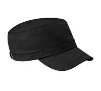 Beechfield Unisex Kappe Army (2 Stück/Packung) (Einheitsgröße) (Schwarz)