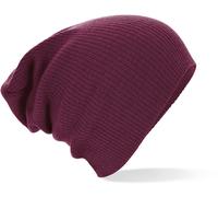 Beechfield Unisex Langer Beanie B461 burgundy one size