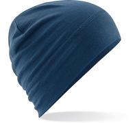 Beechfield Beanie CB370 – Merinowolle, Unisex‑Mütze für Erwachsene – Steel Blue, One Size