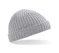 Beechfield Unisex Retro Trawler Winter Beanie Hat Baseballkappe für Unisex-Erwachsene Einheitsgröße Grau