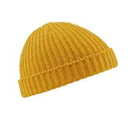 Beechfield Unisex Retro Trawler Winter Beanie Hat Baseballkappe, Gold (Senf), Einheitsgröße