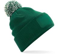 CB443 Beechfield Strickmütze Schneestar Bottle Green One Size