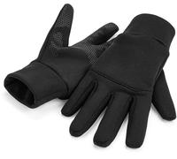 Beechfield Sportliche Softshell-Handschuhe - Schwarz | S/M