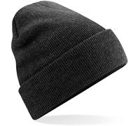 Beechfield Strickmütze CB45 Original mit Bündchen Charcoal One Size Damen