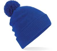 Beechfield Bommelmütze B439 Thermal Snowstar – Microfleece-Futter, Bright Royal, One Size