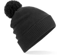 Beechfield Unisex Strickmütze 'Thermal Snowstar' Bommel-Mütze B439 charcoal one size